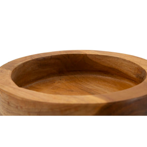 S/TASCHE ERUSI SIMPLE IN TEAK RIC.CM Ø15X9,5 (PEZZI UNICI-NON RIP.IN SERIE)