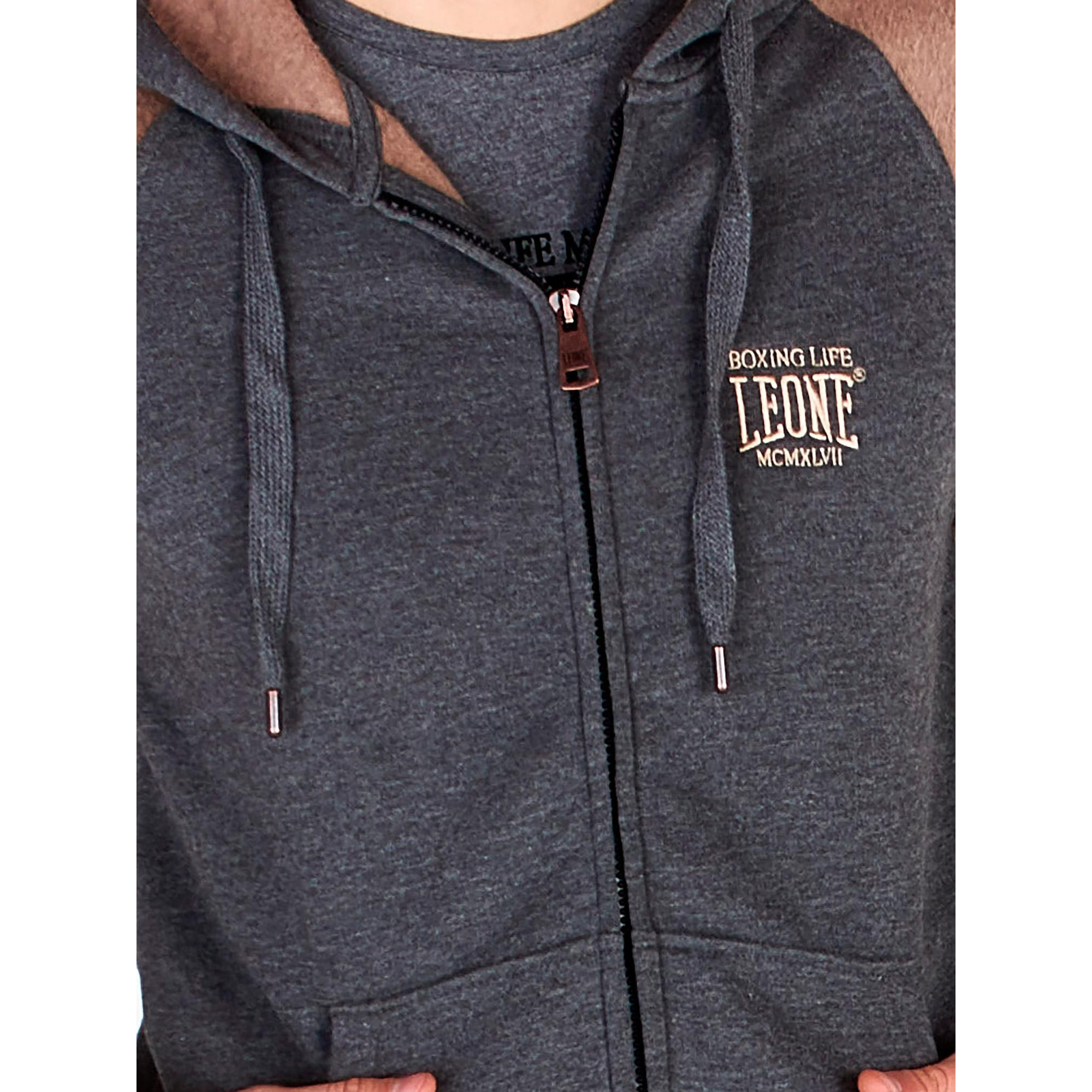 Tuta da uomo con cappuccio e zip Neutrals