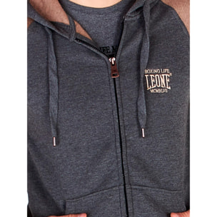 Tuta da uomo con cappuccio e zip Neutrals