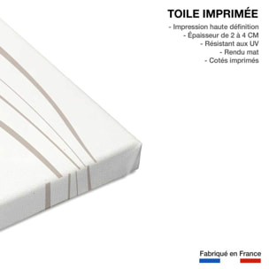 Tableau scandi blés Toile imprimée