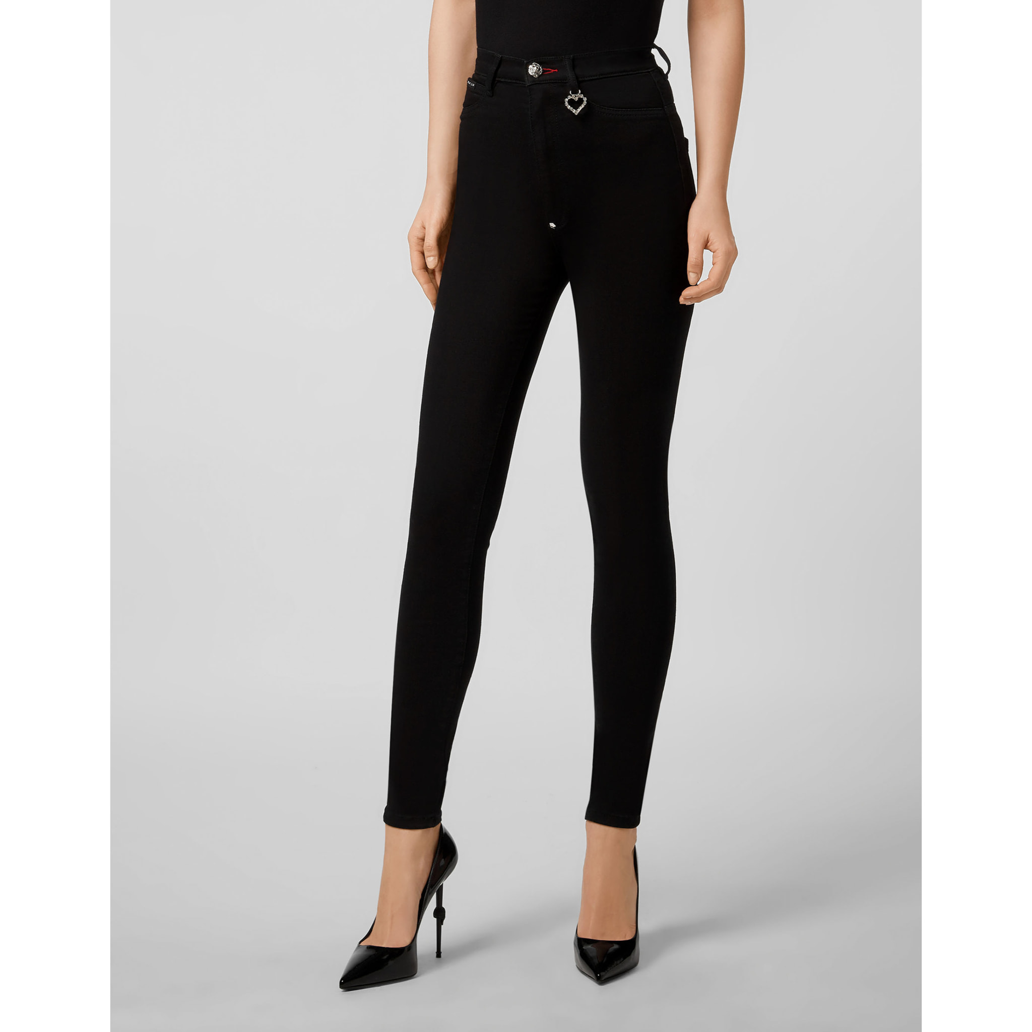 PHILIPP PLEIN Jegging de cintura alta