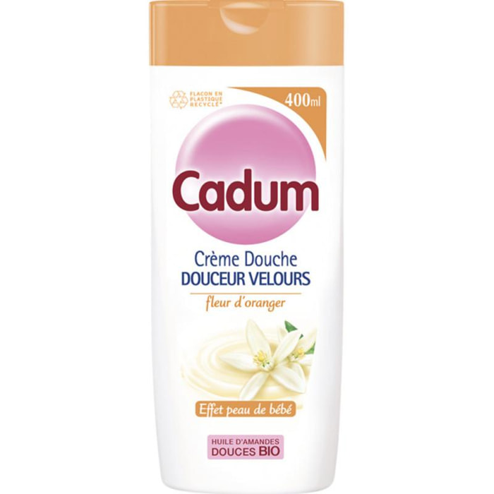 Lot de 12 - CADUM - Crème douche Velours Fleur d'Oranger 400 ml
