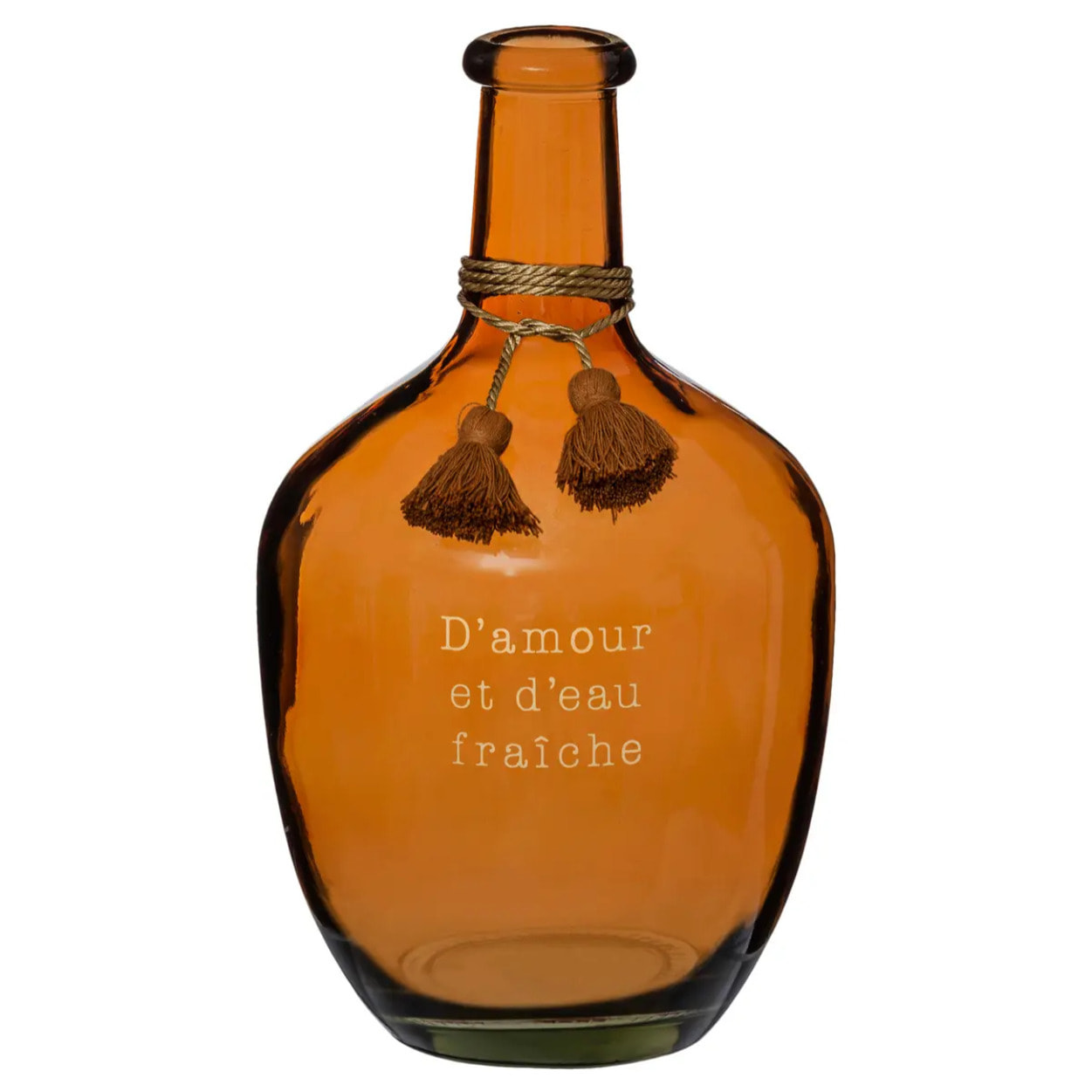 Vase Dame Jeanne "Gypsy" verre H31cm