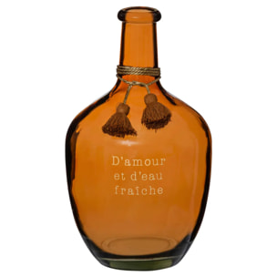 Vase Dame Jeanne "Gypsy" verre H31cm