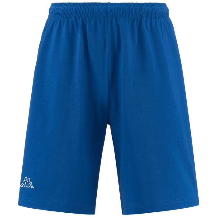 Kappa - Pantaloni Corti Uomo Blu - Logo Cabog