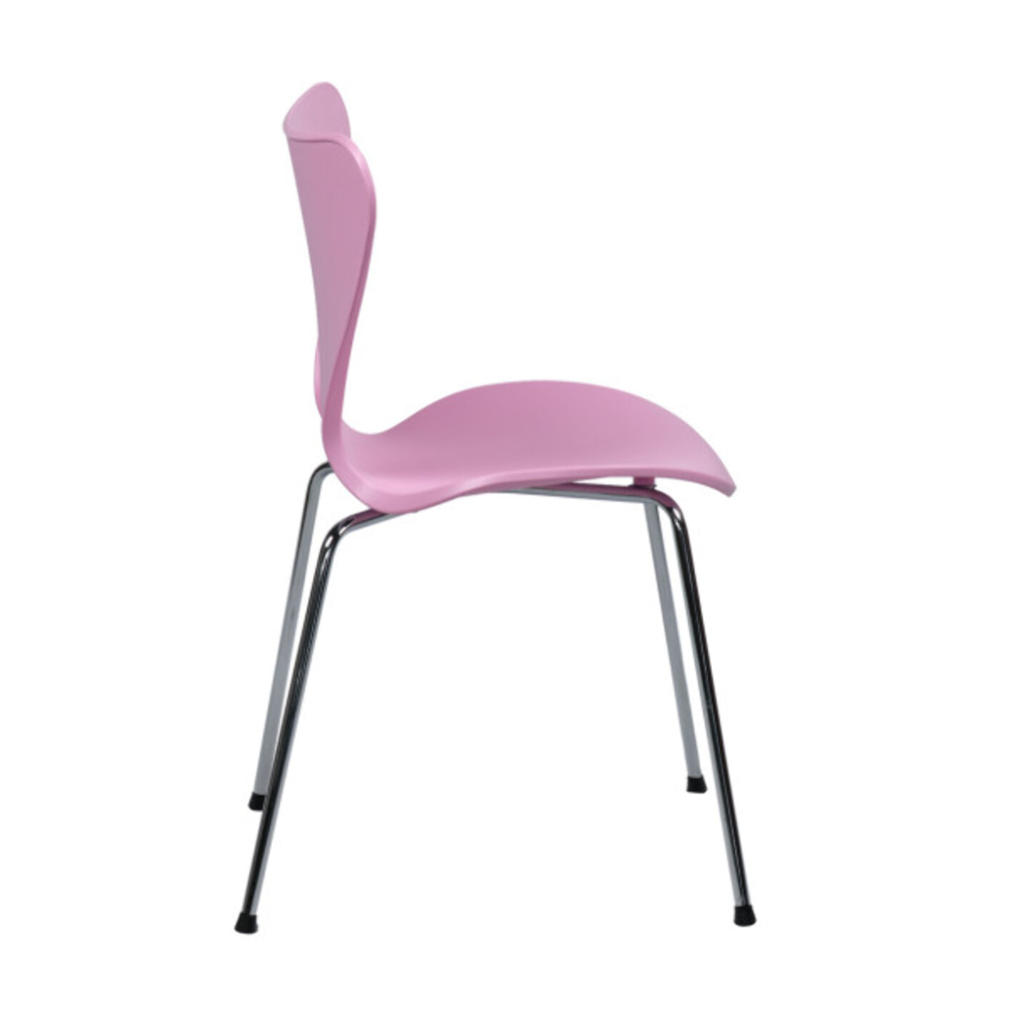 Chaise empilable design vintage avec piétement acier - ANZIO