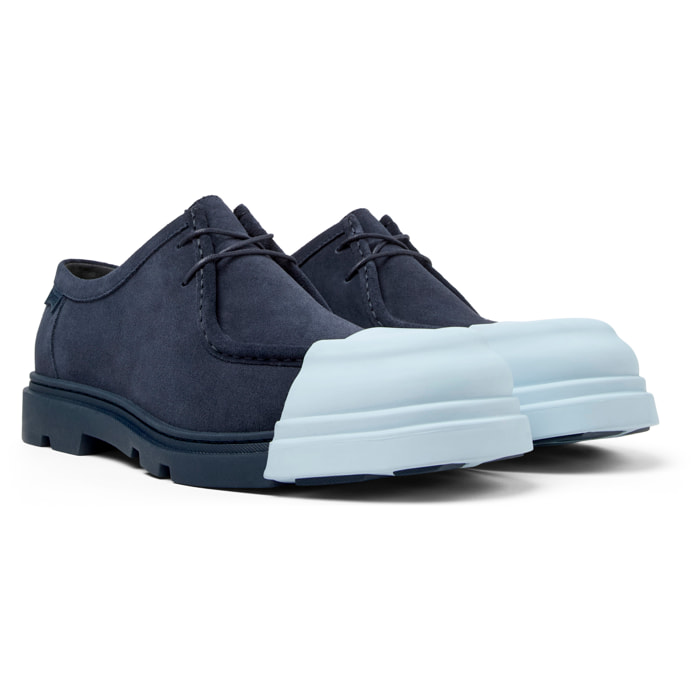 Zapatos de cordones - CAMPER Junction - Azul - Piel de ante
