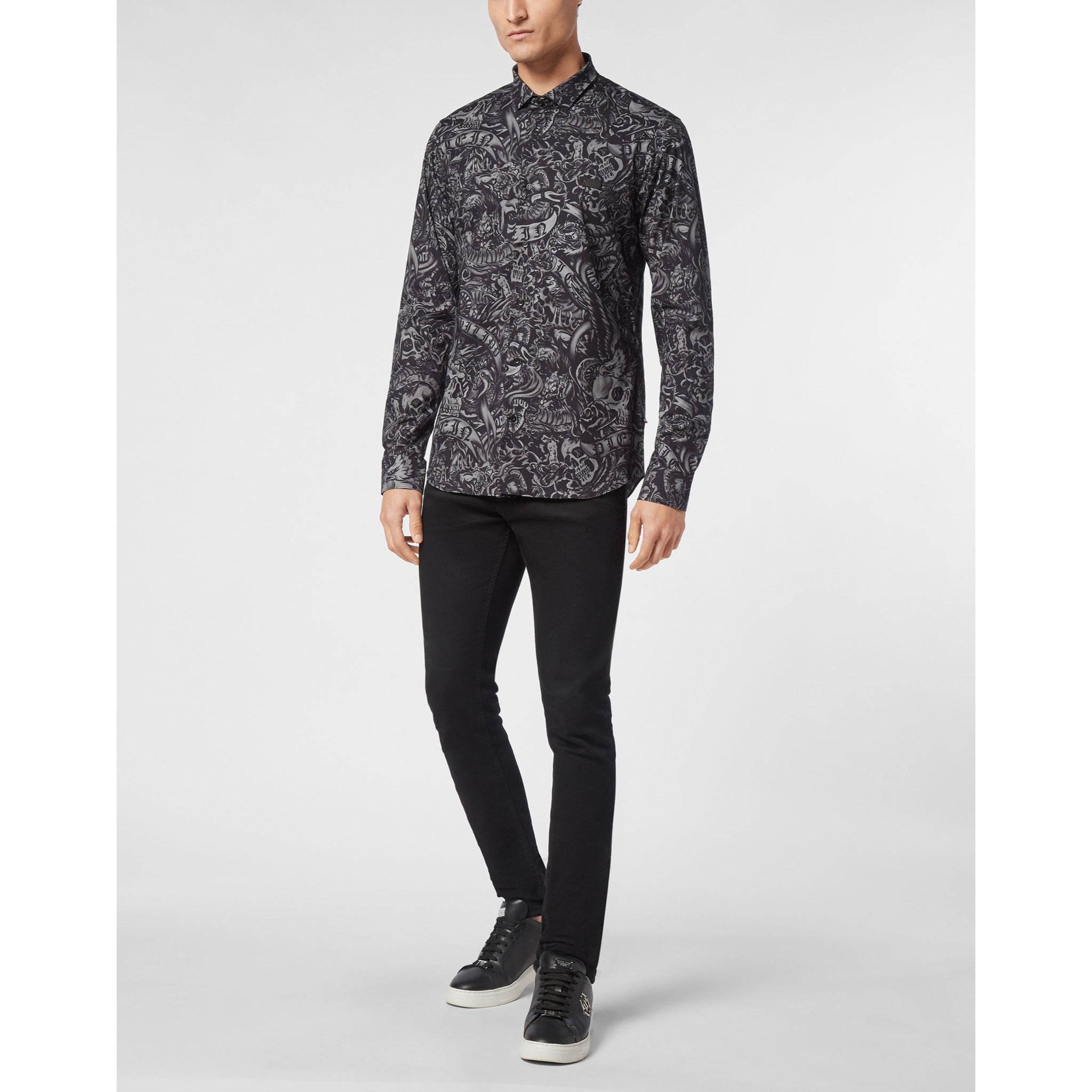 PHILIPP PLEIN Camisa Slim Fit TATTOO
