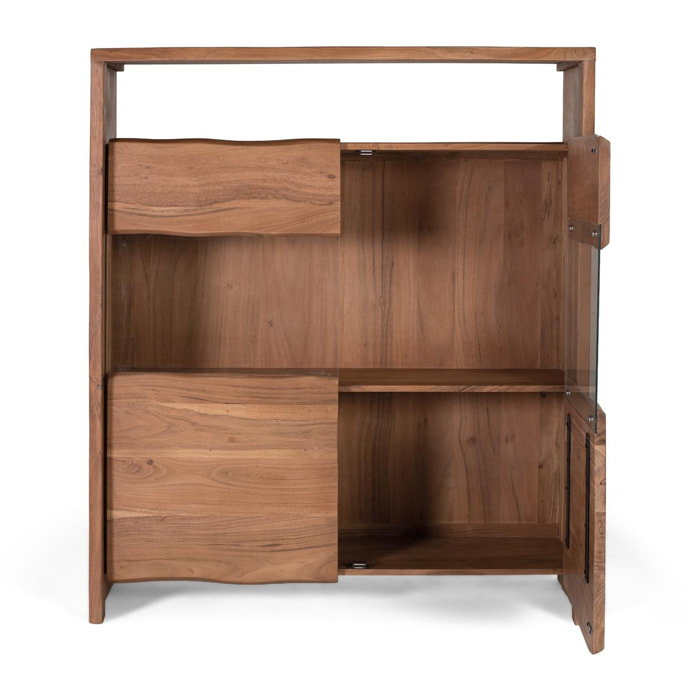 Aparador de Madera de Acacia Estilo Rústico Moderno