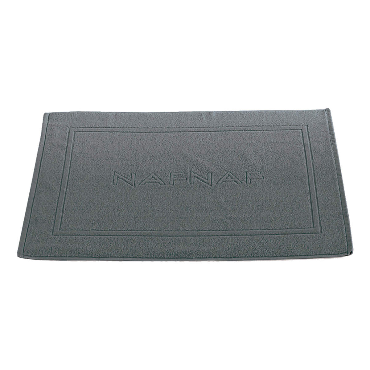Alfombra de baño CASUAL gris 50x80 cm - 100% algodón -