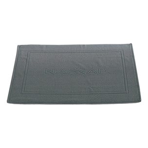 Alfombra de baño CASUAL gris 50x80 cm - 100% algodón -