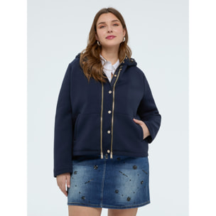 Fiorella Rubino - Chaqueta 3 en 1 en scuba - Azul