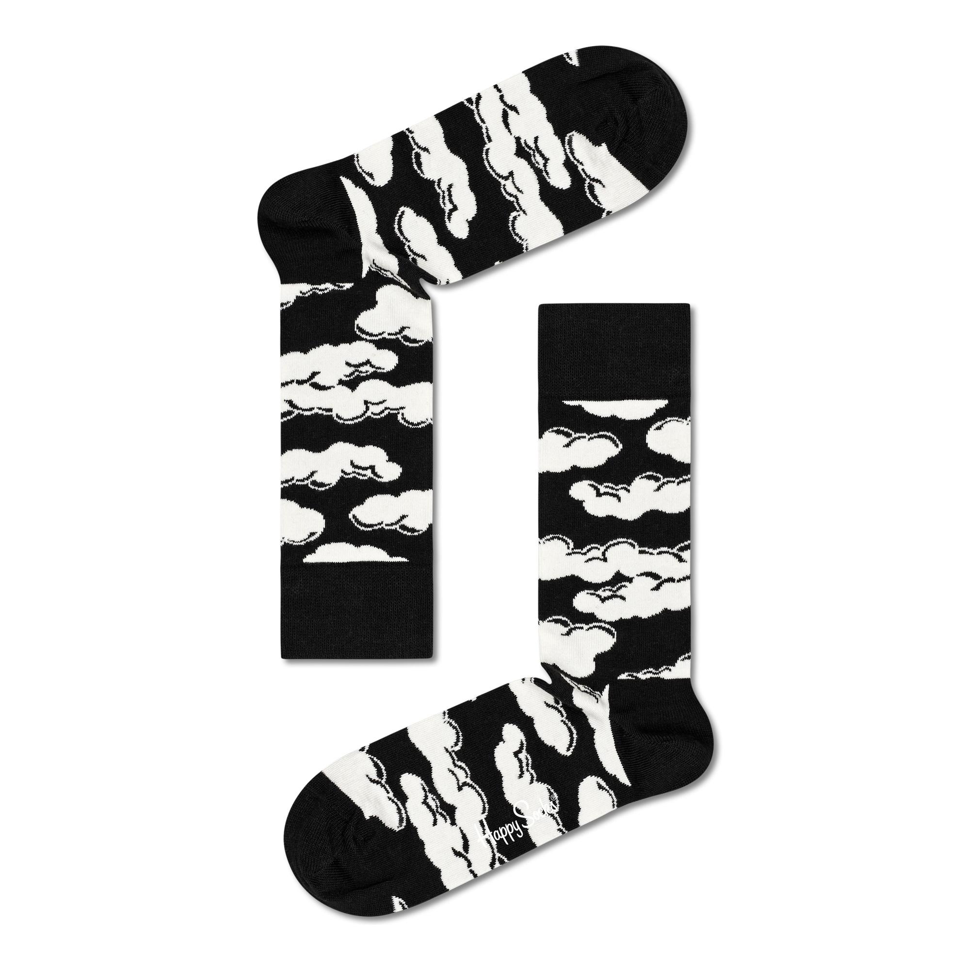 Calcetines 4-pack black & white Happysockss gift set