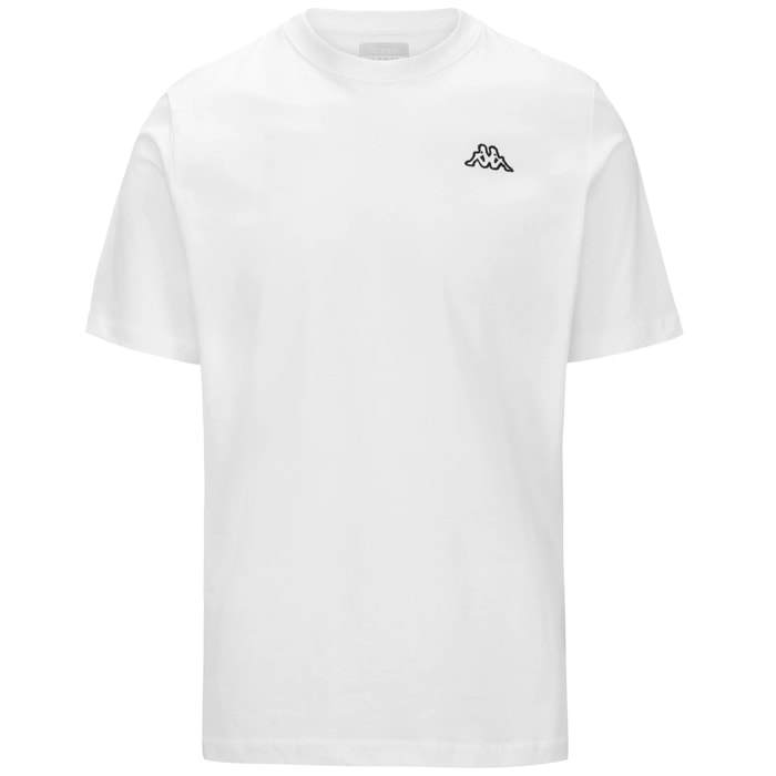 Kappa T-Shirts & Top T-SHIRT LOGO KORPO CAFERS SLIM Bianco