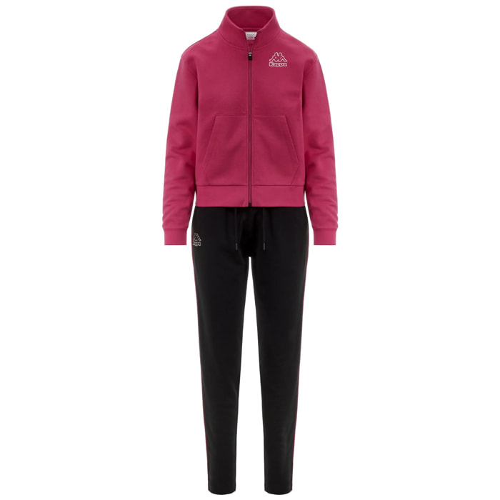 Tute Sportive Kappa Donna LOGO FAMALI Nero