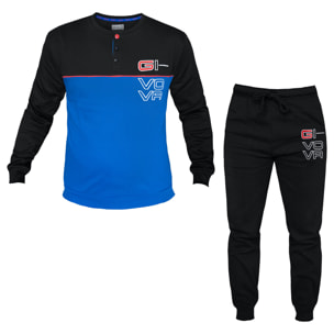 Pigiama Lungo Uomo GIVOVA Caldo Cotone Interlock