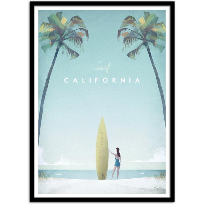Affiche - Visit California - Henry Rivers