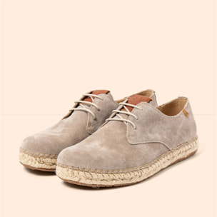 Zapatos N678 SILK SUEDE TAUPE / CAMPOS color Taupe