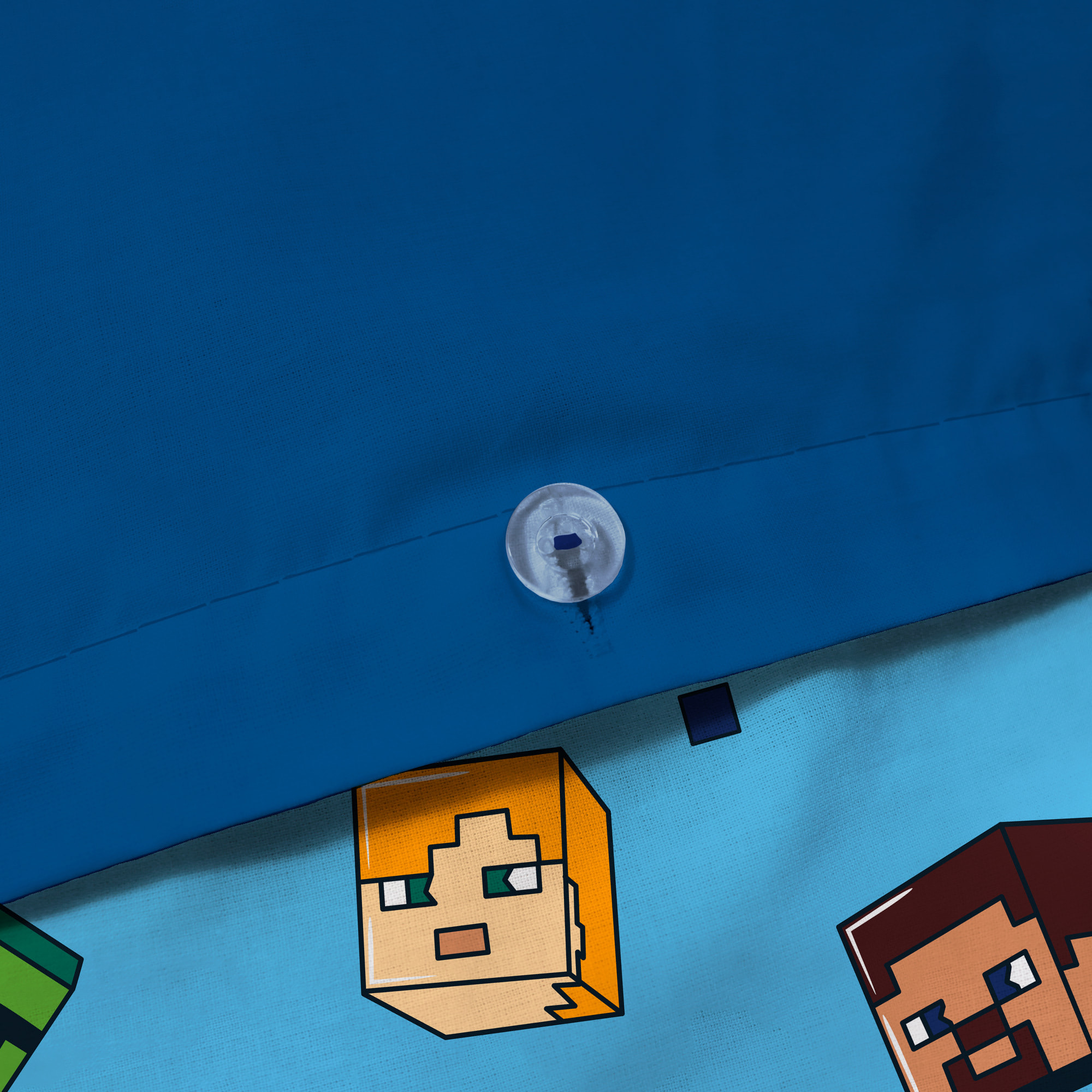 Parure de lit imprimée 100% coton, MINECRAFT UPDATE