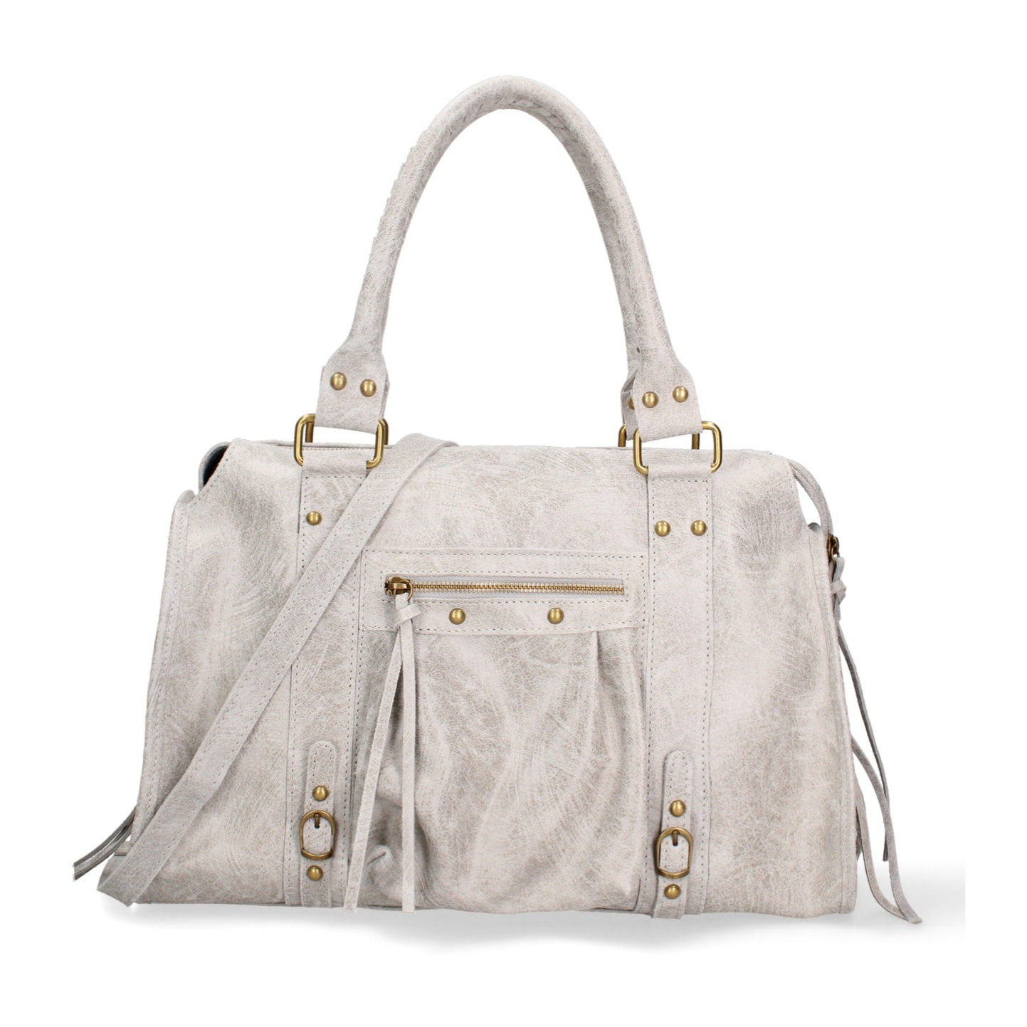 Borsa a spalla da donna - Modello Clara - Vera pelle - 41.0 x 28.0 x 13.0 cm