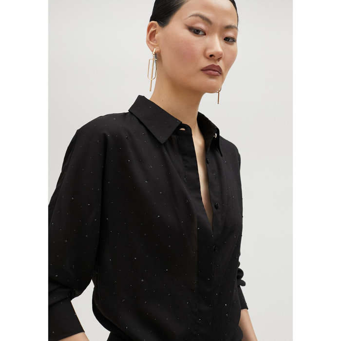 Camicia dettaglio strass