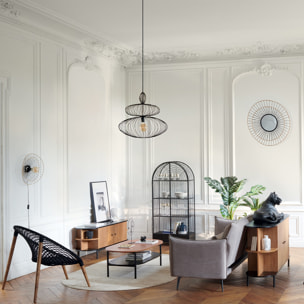 Léopard extérieur Aylan H.38cm résine