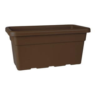 Jardinera Vulcano Zanvic bronce 60 x 32 x 28 cm (35 L) en plástico