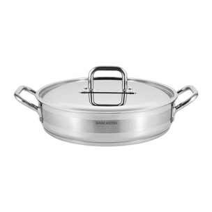 Sautoir inox 36x8,5cm induction