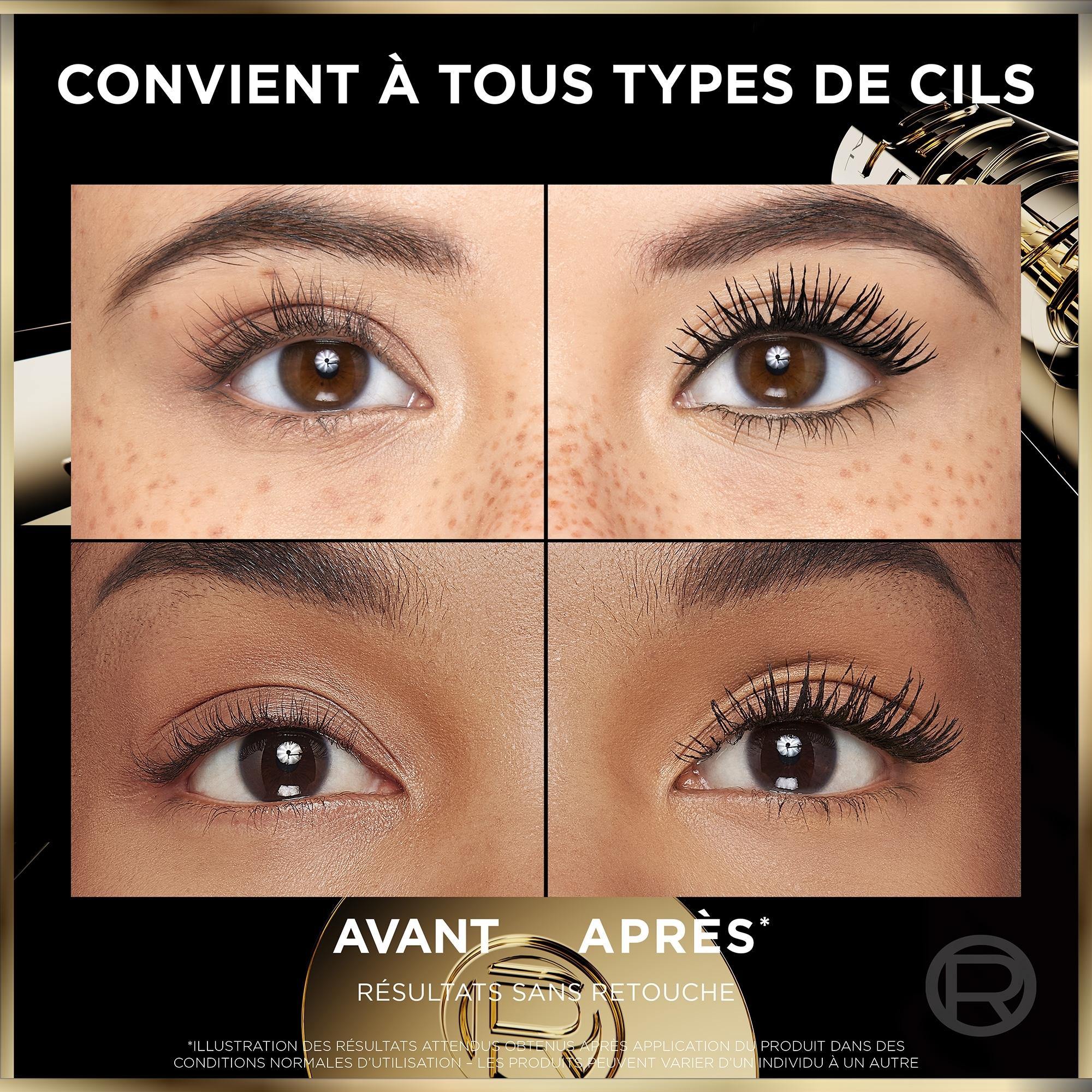 L'Oréal Paris Panorama Mascara Volume Millions de Cils Noir - Lot de 2