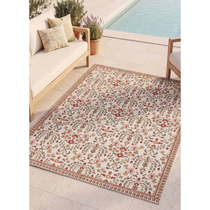 LUA Alfombra de exterior vintage multicolor, varias medidas disponibles.