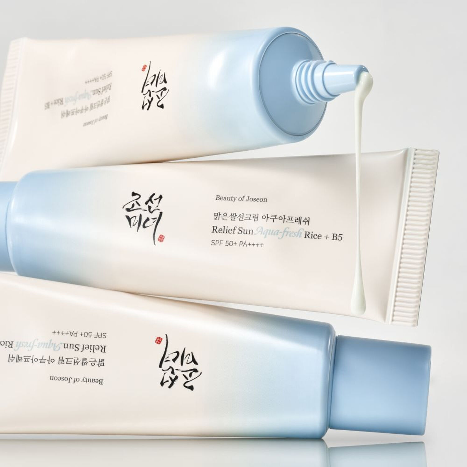 Relief Sun Aqua-Fresh Rice + B5 SPF50 Pa++++ - Crème Solaire Transparente au riz Aqua Fresh 50 ml