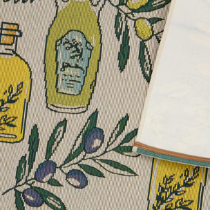 Tapis de cuisine Garrigue 90x60cm antidérapant