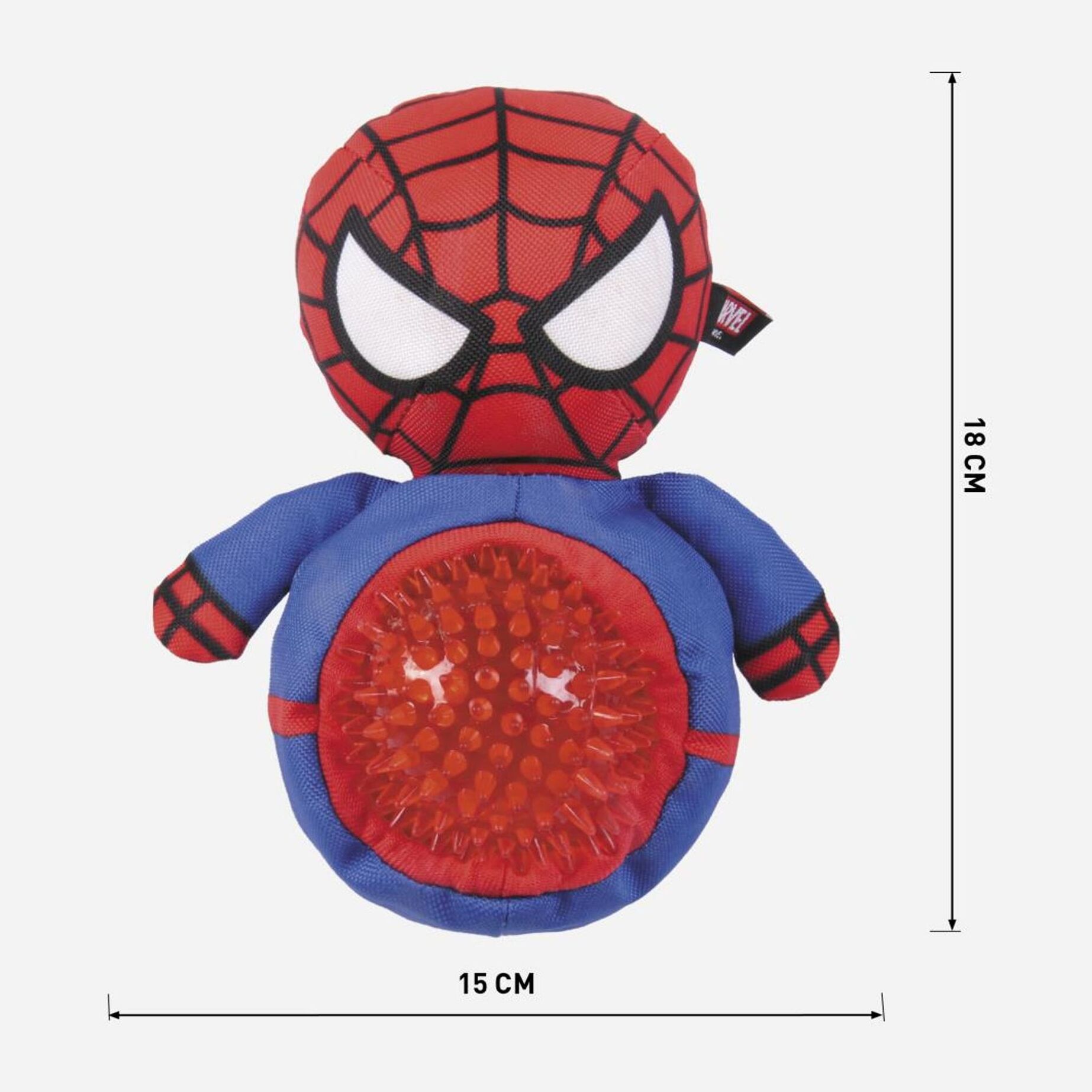 Peluche Para Perro Pelota Spiderman Red
