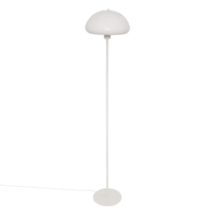 Lampadaire "Savio" blanc H140cm