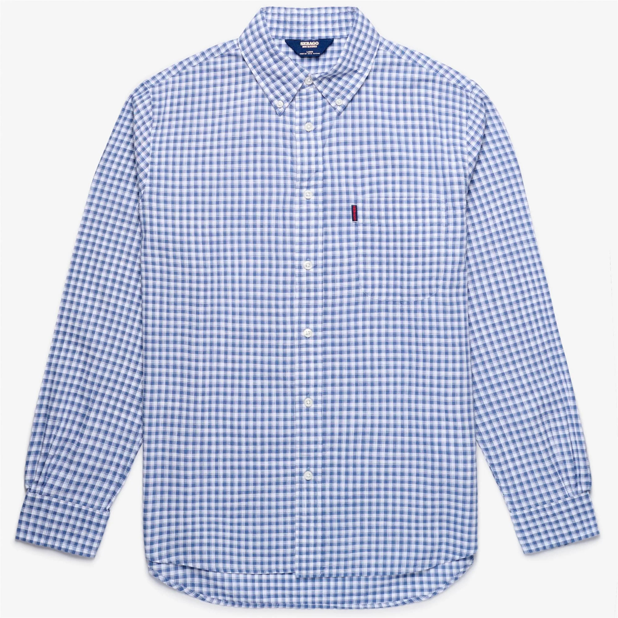 Camicie Sebago Uomo Grigio HALFHITCH