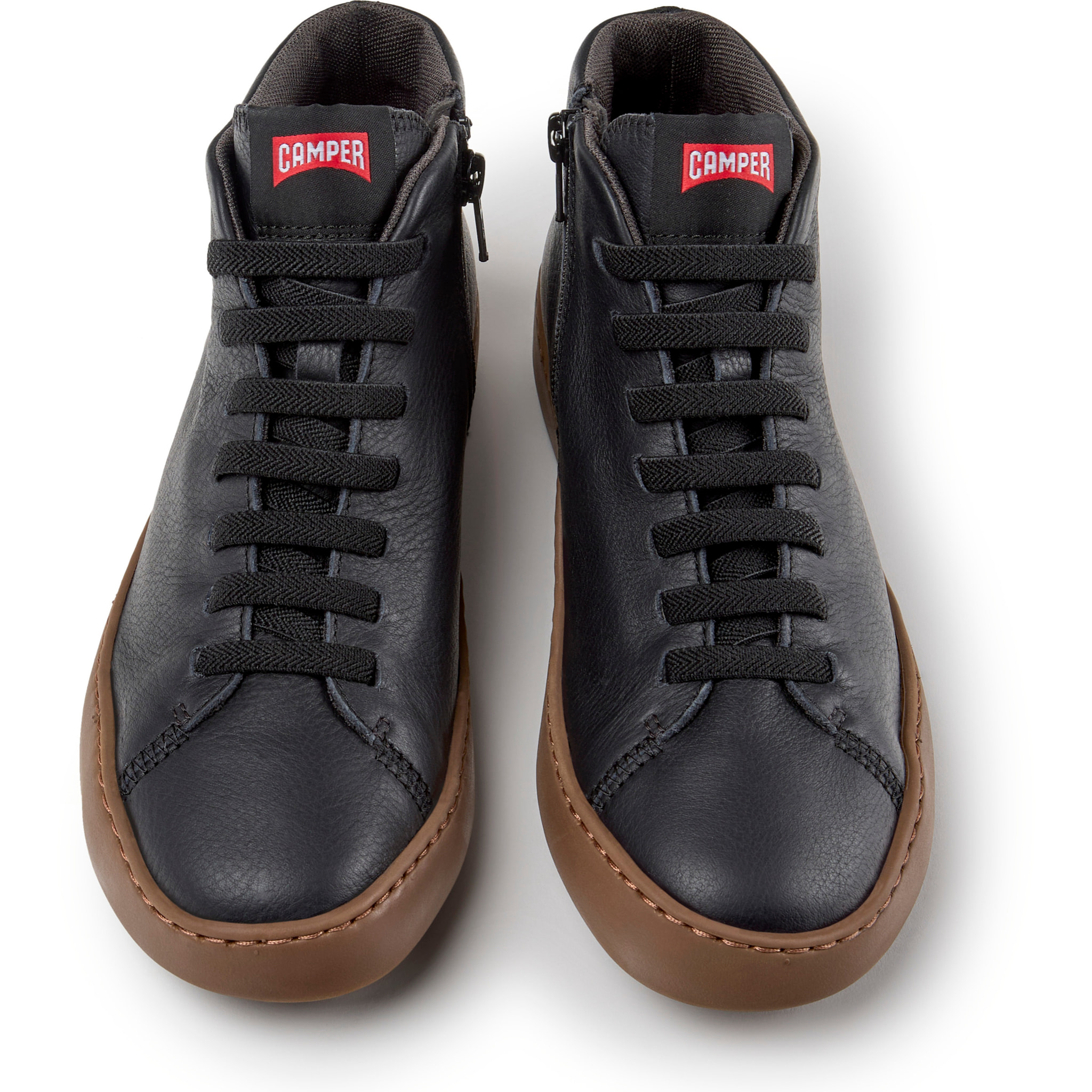 Zapatillas - CAMPER Peu Touring - Negro - Piel lisa