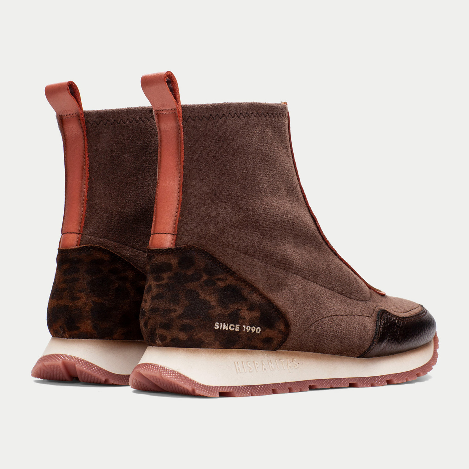 Botin sport Kansas Avellana leopardo 3 cm