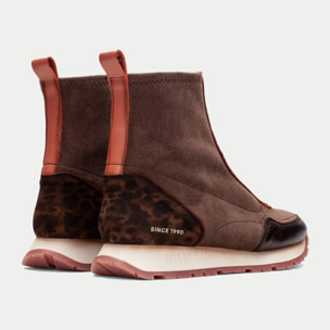 Botin sport Kansas Avellana leopardo 3 cm