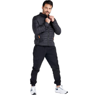 Plumífero de invierno para hombre "Basic" con cremallera y cuello alto