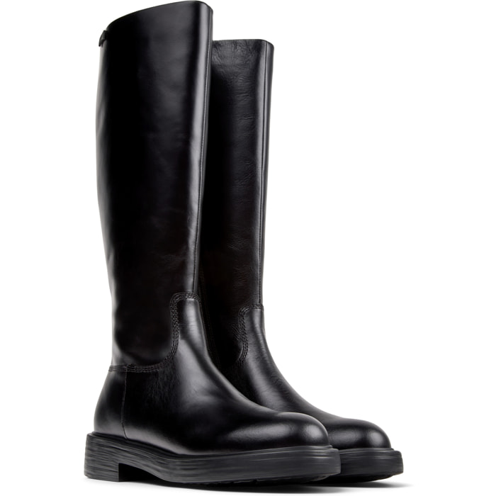 Stivale alto - CAMPER Dean - Nero - Pelle liscia