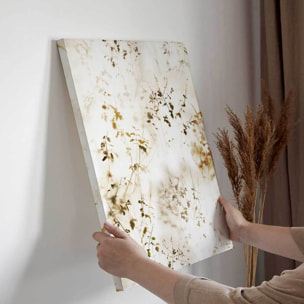 Tableau de fleurs séchées Feuillage Toile imprimée