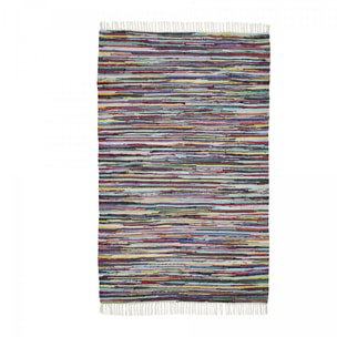 Tapis kilim tissé en coton motif ethnique FOPI