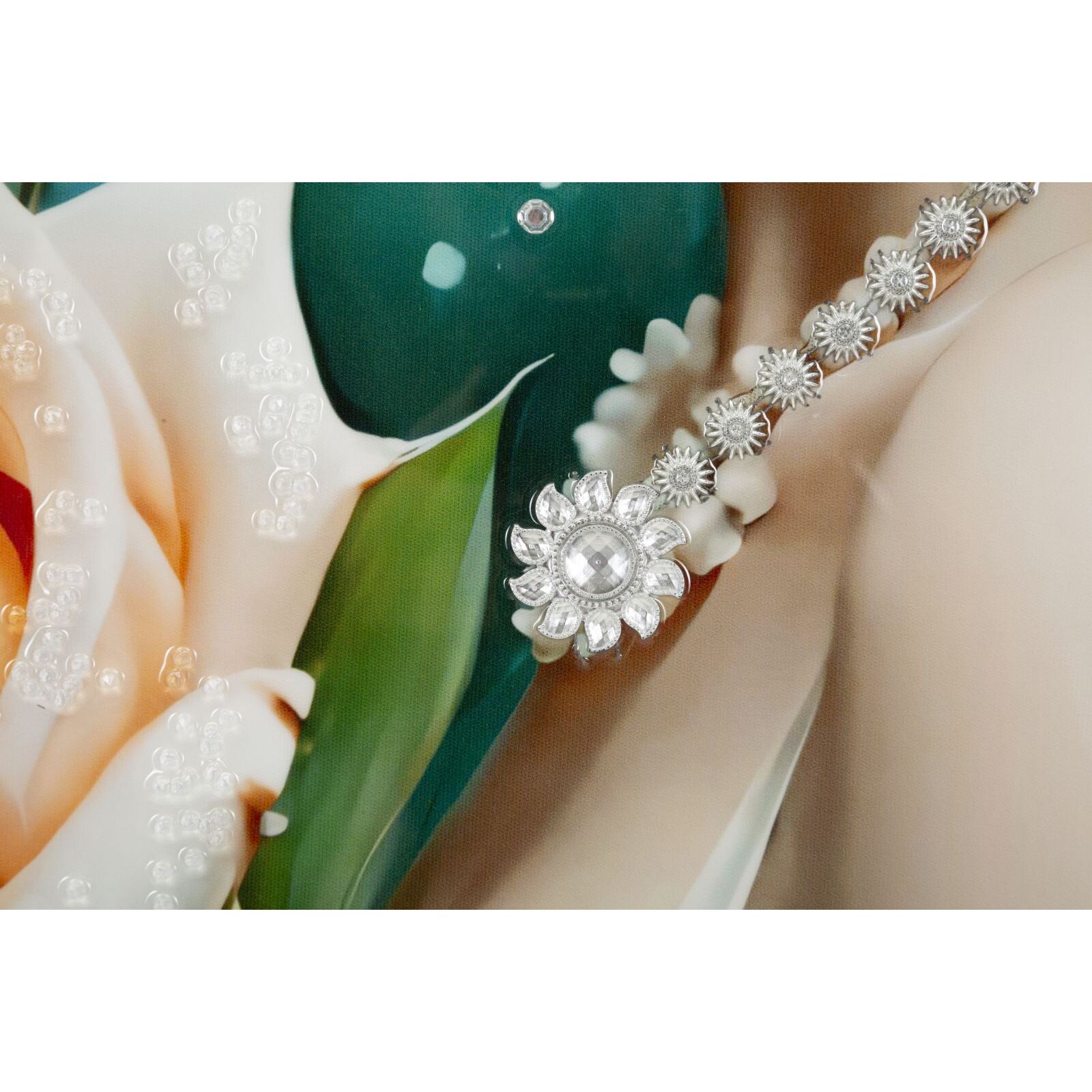 DIPINTO SU TELA LACCATO FANTASY C/CORNICE -B- CM 72X4X102