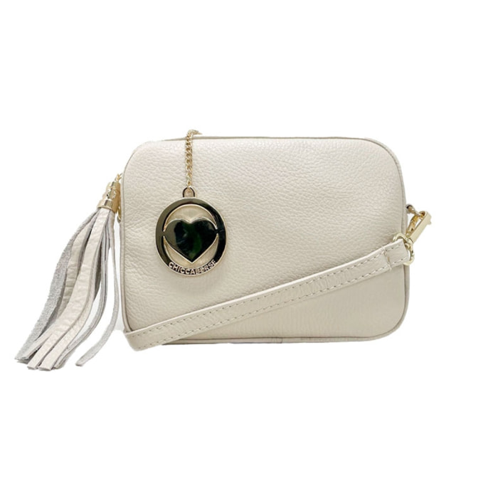 Chicca Borse Tracollina Clutch  Beige