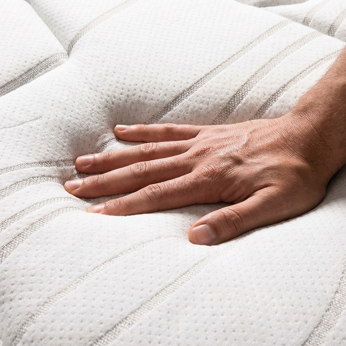 Matelas Hybride Dolce Vita, Ressorts Ensachés & Mémoire de forme, Soutien Ferme, 28 cm, Limite les Points de Pression