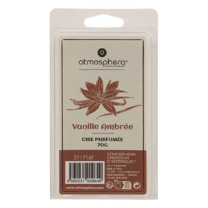 Cire parfumée Laura vert cèdre L5,5xp2xH10,2cm