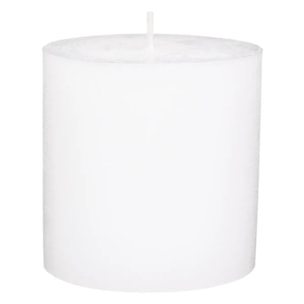 Bougie rustique "Olia" blanc 220g