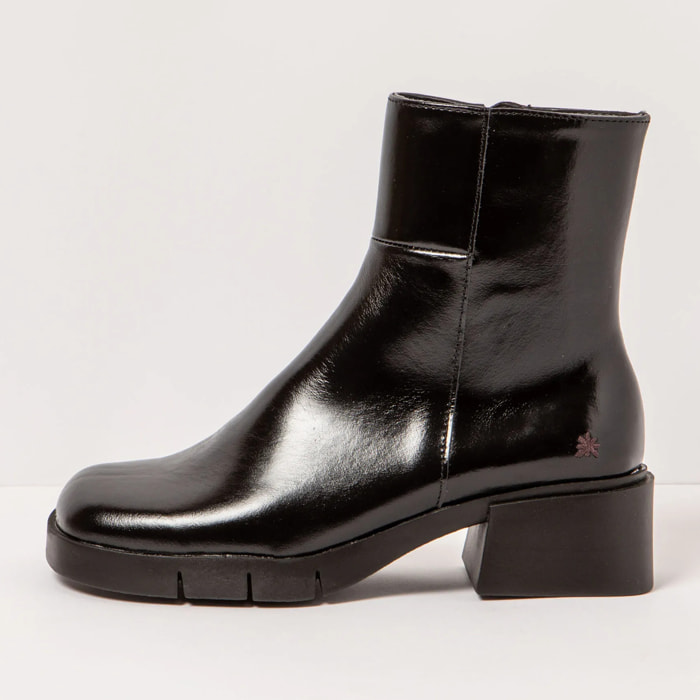 Botines 1284 NAPPA SHINNY BLACK / VARSOVIA color Black