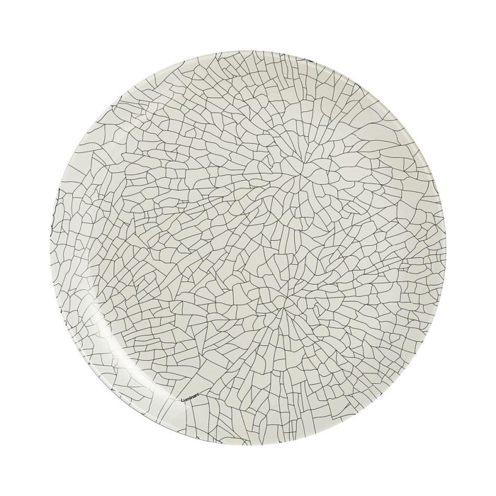 Assiette plate beige 26 cm Mindy - Luminarc