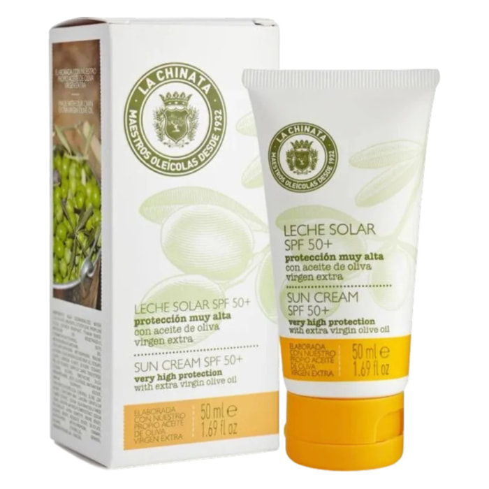 Leche Solar Protección Facial SPF50+ La Chinata 50 ml